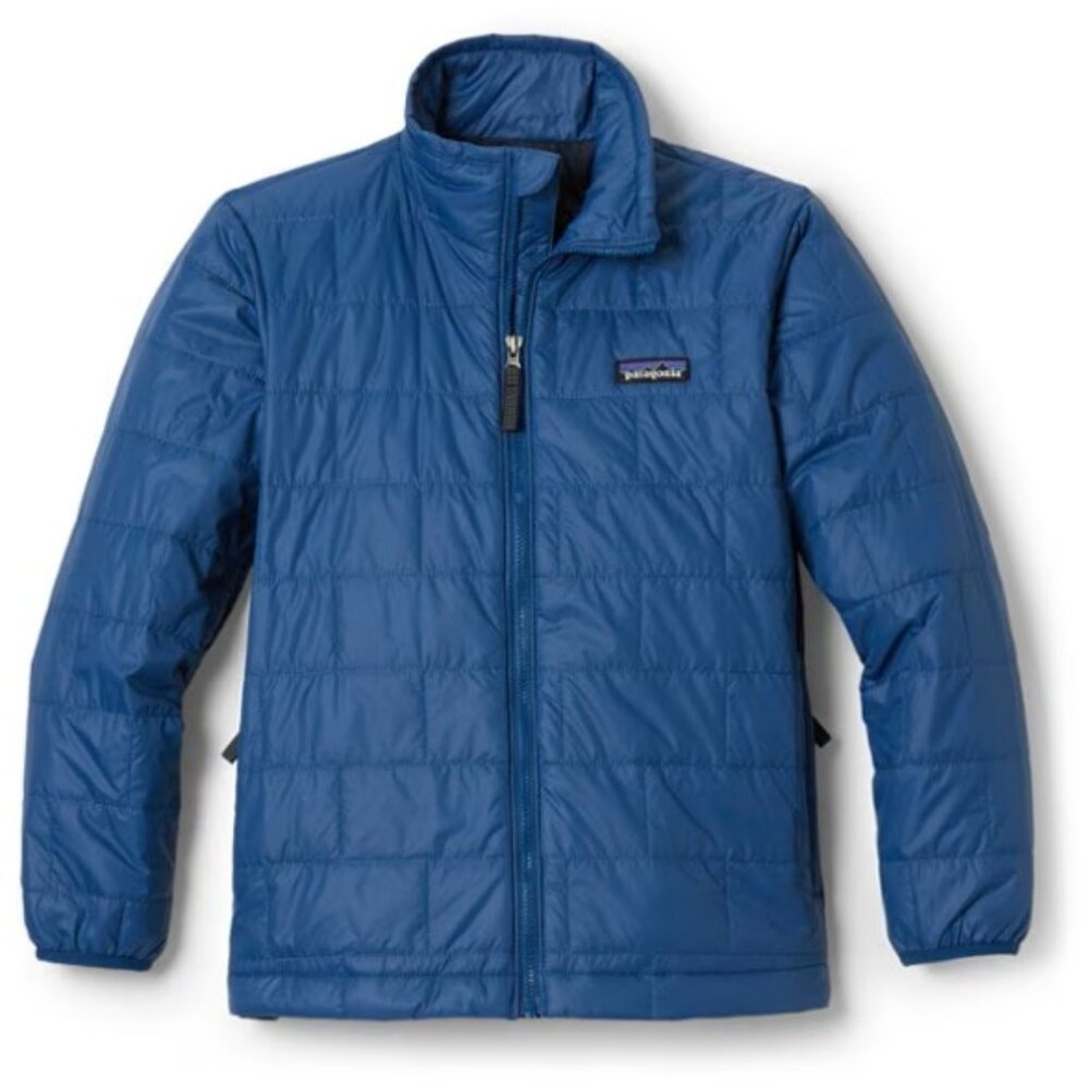 NWT Patagonia Youth Kids Nano Puff Brick Quilted Jacket- Clement Blue
